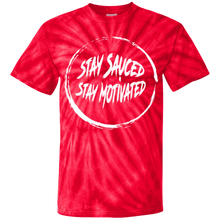 Stay Sauced Stay Motivated Youth Tie Dye T-Shirt