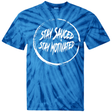 Stay Sauced Stay Motivated Youth Tie Dye T-Shirt