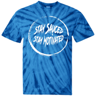 Stay Sauced Stay Motivated Youth Tie Dye T-Shirt