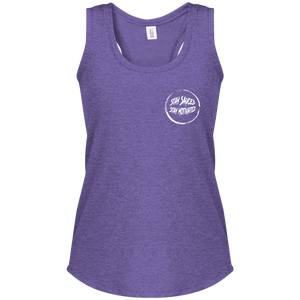 Stay Sauced Stay Motivated Women's Perfect Tri Racerback Tank