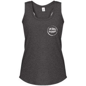 Stay Sauced Stay Motivated Women's Perfect Tri Racerback Tank