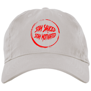 Stay Sauced Stay Motivated Dad Cap