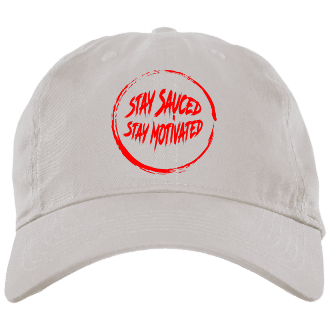 Stay Sauced Stay Motivated Dad Cap